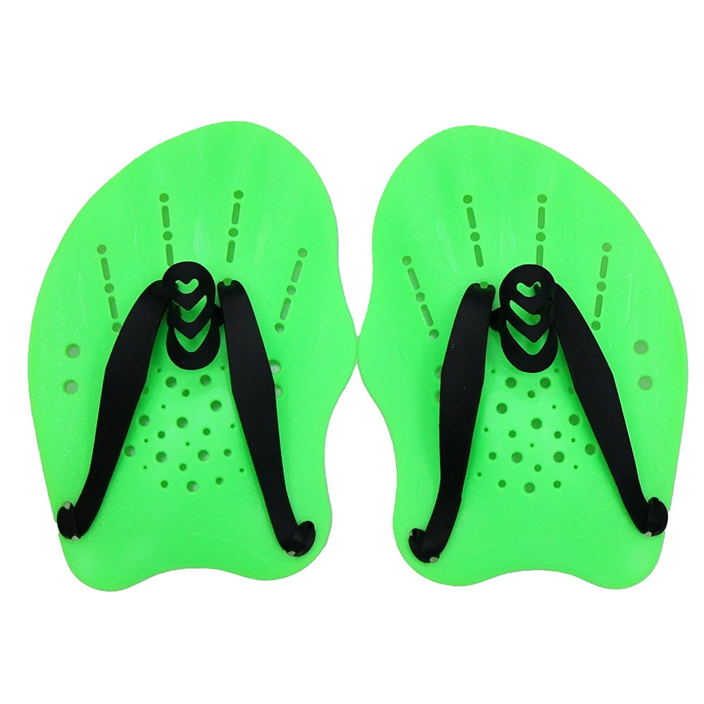 Swimming Training Hands Flippers Swim paddles, Swimming Training Freestyle Swimming Frog Paddles With Adjustable Silicone Straps