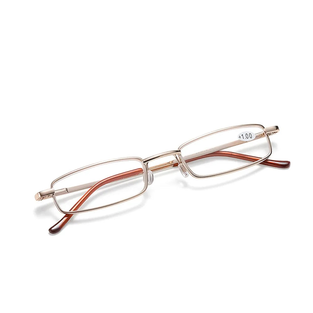 Unisex Reading Glasses Men Women Ultra-light Portable Anti-fatigue Presbyopia Eyeglass With Case Diopter Eyewear +1.0 1.5 2.0