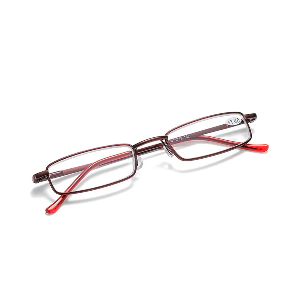 Unisex Reading Glasses Men Women Ultra-light Portable Anti-fatigue Presbyopia Eyeglass With Case Diopter Eyewear +1.0 1.5 2.0