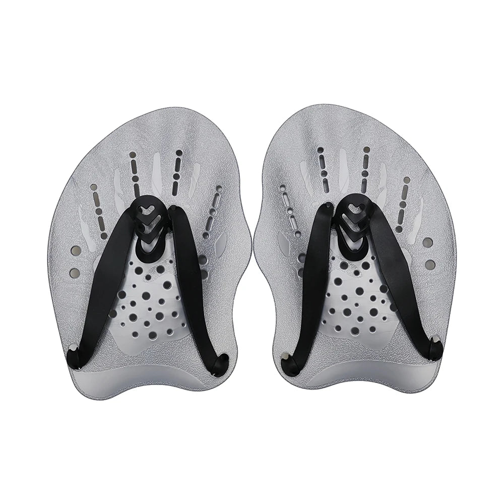 Swimming Training Hands Flippers Swim paddles, Swimming Training Freestyle Swimming Frog Paddles With Adjustable Silicone Straps