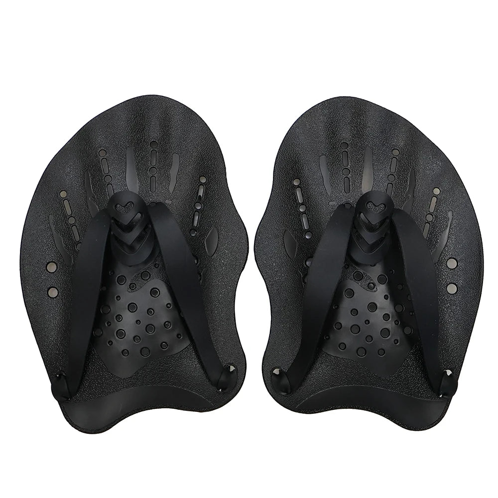 Swimming Training Hands Flippers Swim paddles, Swimming Training Freestyle Swimming Frog Paddles With Adjustable Silicone Straps