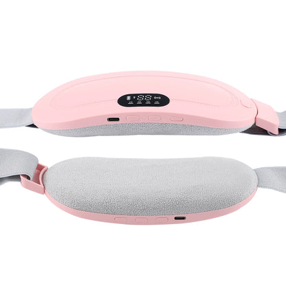 Electric Menstrual Period Cramp Massager Heating Pad Belt for Female Waist Abdominal Warm Palace Belt Massage Device Vibration