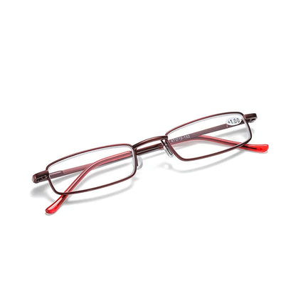 Unisex Reading Glasses Men Women Ultra-light Portable Anti-fatigue Presbyopia Eyeglass With Case Diopter Eyewear +1.0 1.5 2.0